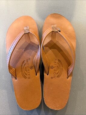 Rainbow Flip Flops